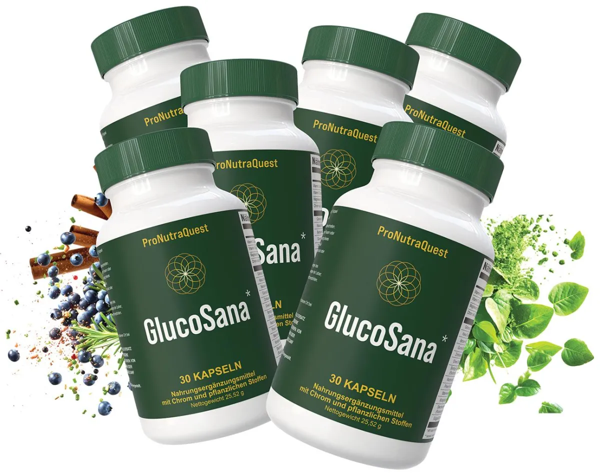 GlucoSana 6 Flaschen Produktbild